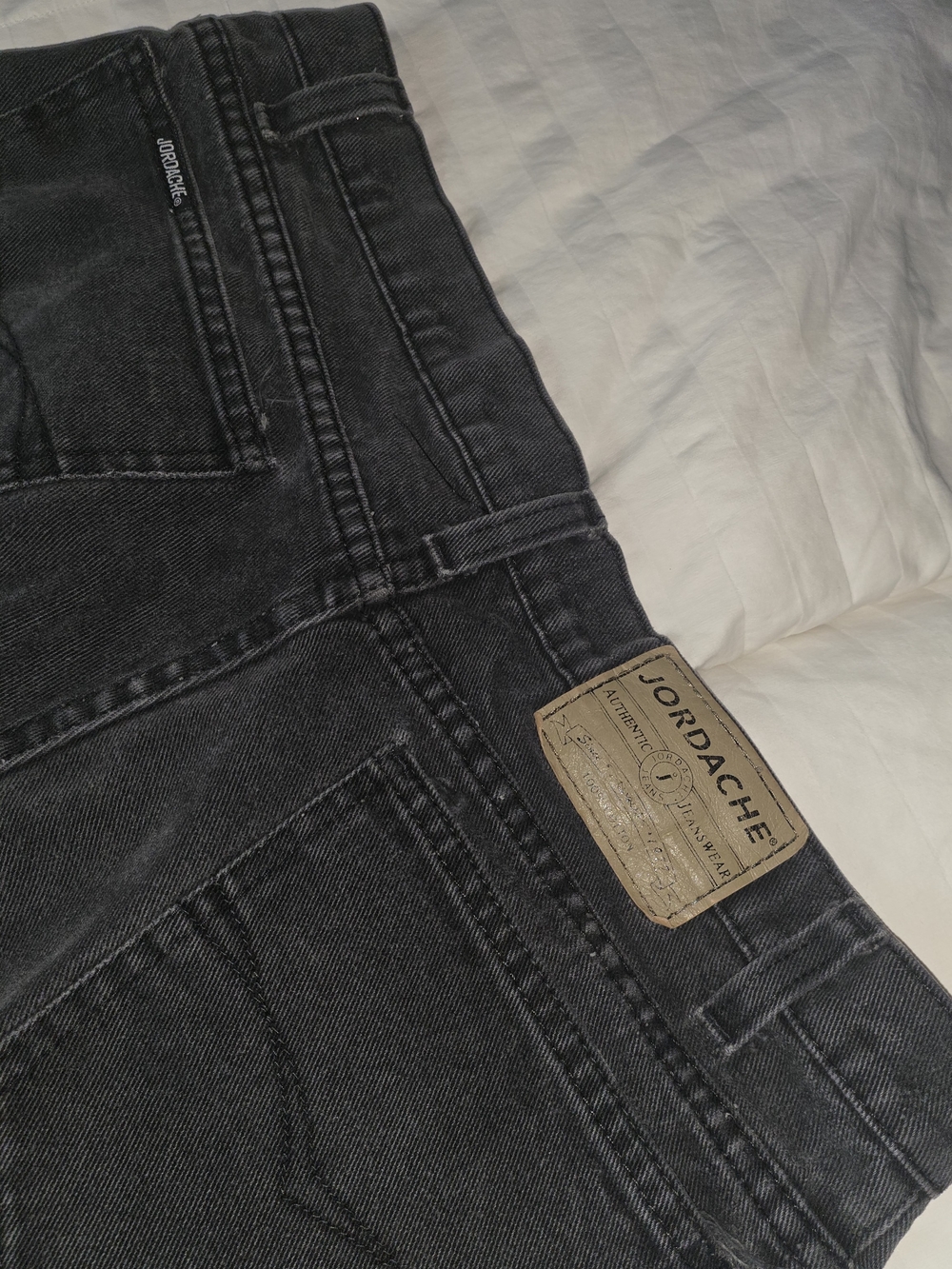 Vintage Jordache Women's Charcoal Slim Straight Jeans